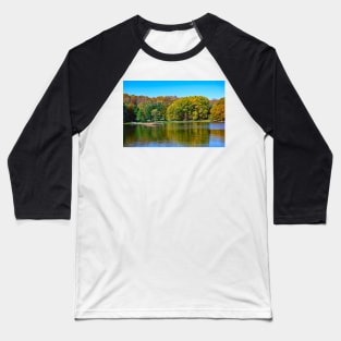 Autumn at the lake Baseball T-Shirt